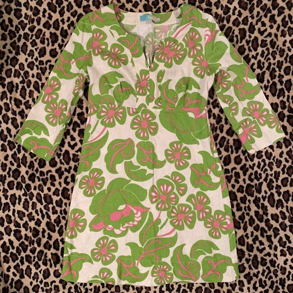 Boden Dresses & Skirts - Boden • Floral Linen Retro Style Dress